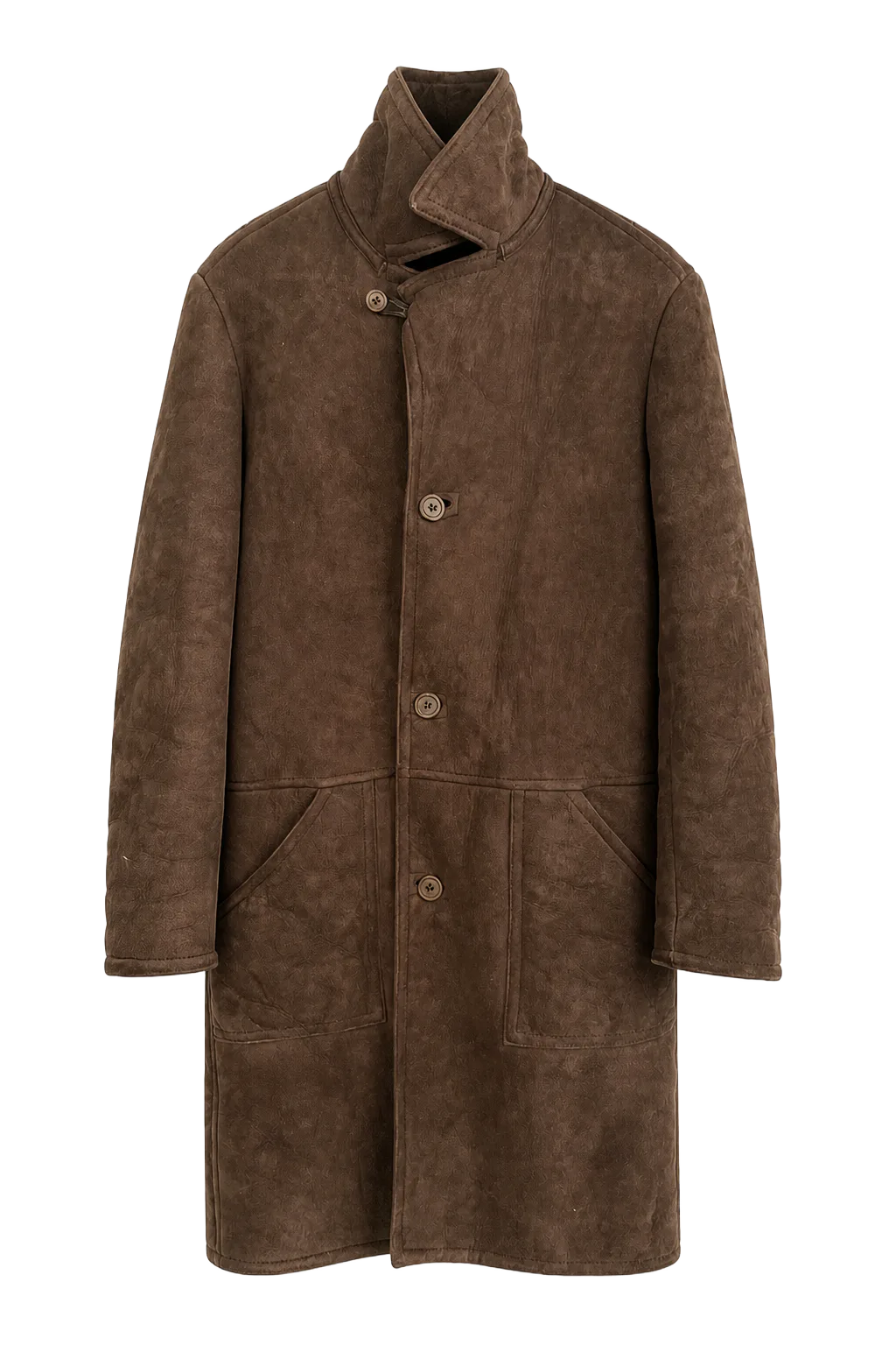 Antartex Brown Lammfell Outerwear | The Weight of Winter, Relover