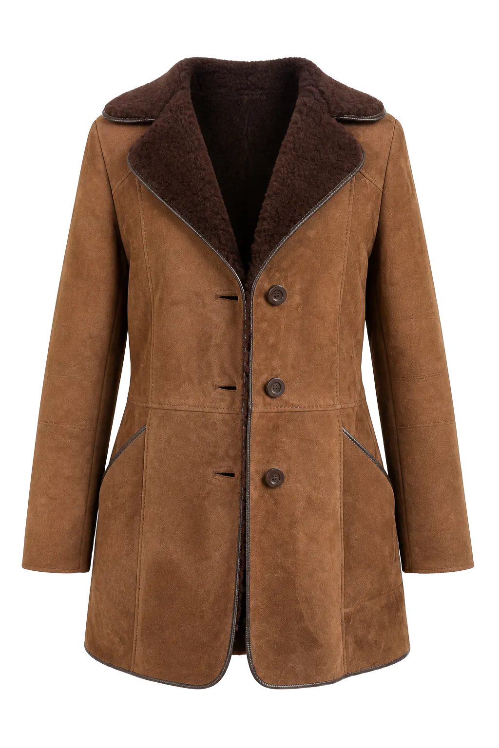 True Vintage Brown Suede Outerwear | The Weight of Winter, Relover